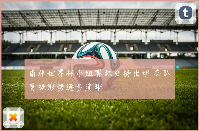 南非世界杯小组赛积分榜出炉 各队晋级形势逐步清晰